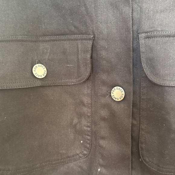 Black Button-Up Jacket - Picture 3 of 5